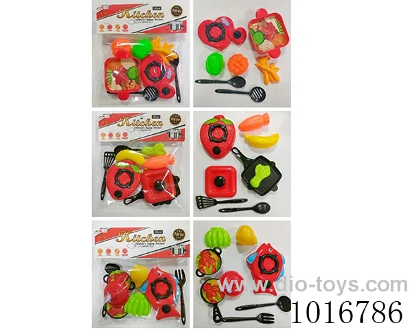 Kitchen set 3 set mixed loading  in poly bag header