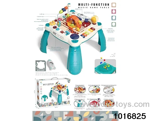 Multifunctional game table in color box