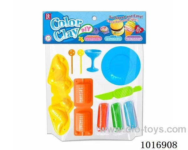 color Clay in poly bag header