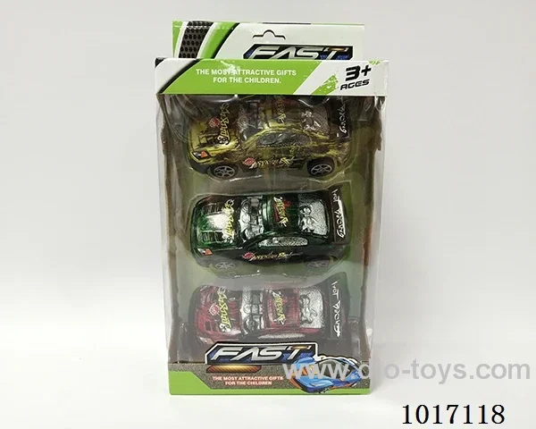 Inertial car 6color mixed loading in color box
