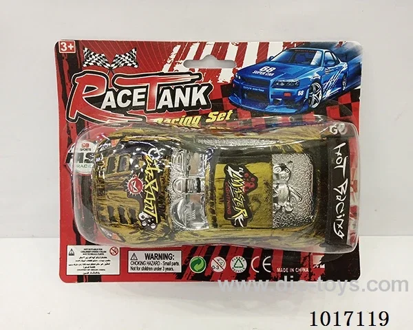 Inertial car 2color mixed loading in Blister card