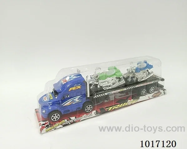 Inertial car 2color mixed loading in PVC cover