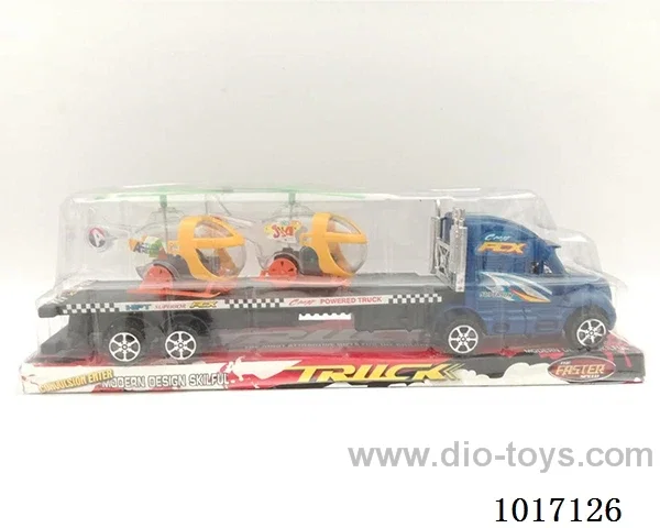 Inertial car 2color mixed loading in PVC cover