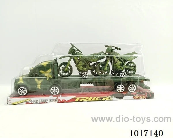 Inertial car 2color mixed loading in PVC cover