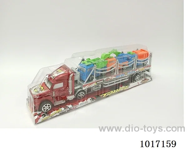 Inertial car 2color mixed loading in PVC cover