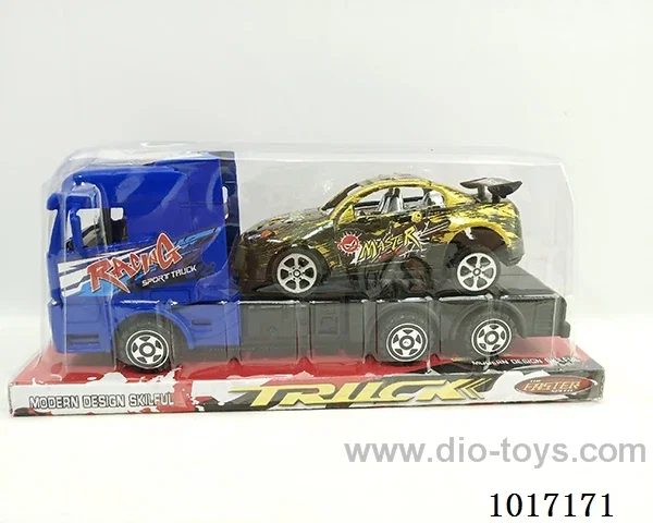 Inertial car 2color mixed loading in PVC cover