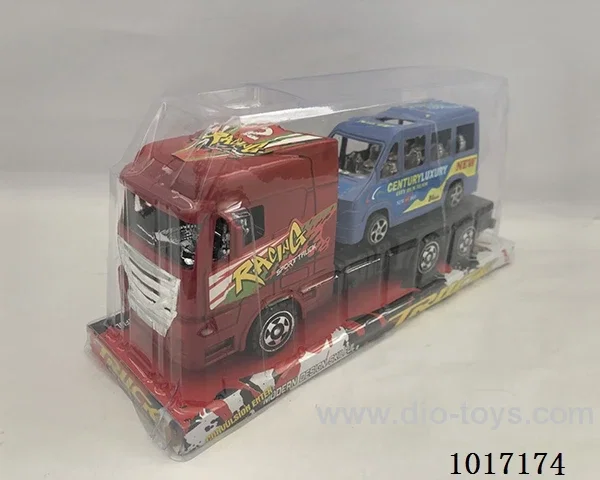 Inertial car 2color mixed loading in PVC cover