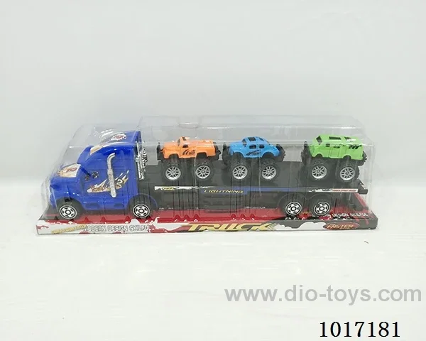 Inertial car 2color mixed loading in PVC cover
