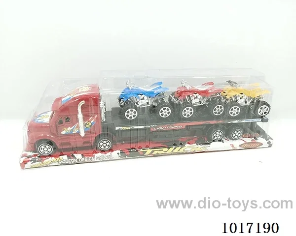 Inertial car 2color mixed loading in PVC cover