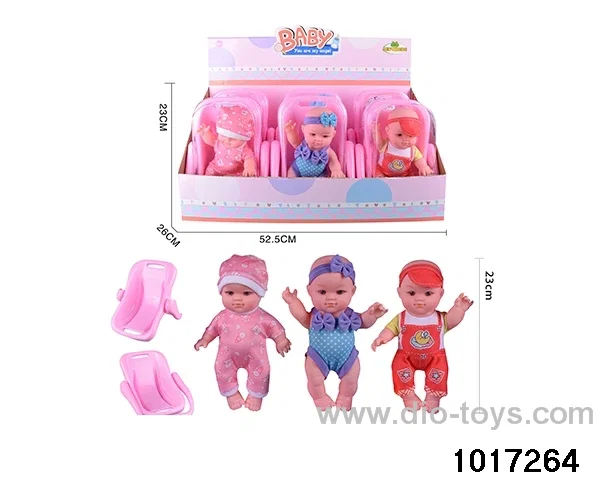 6pcs 10 inch doll （3 models mixed）in display box