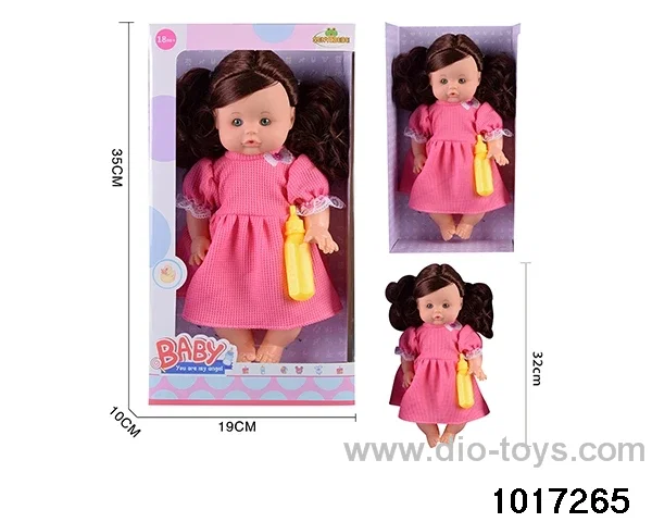 14 inch doll set in window box