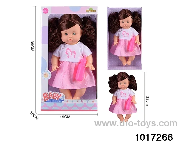 14 inch doll set in window box