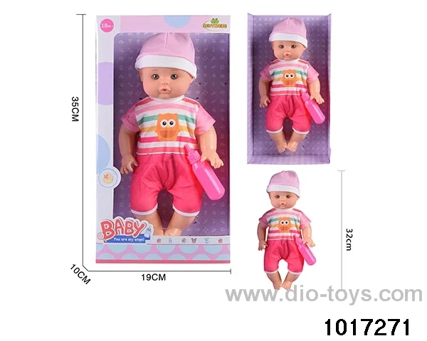 14 inch doll set in window box