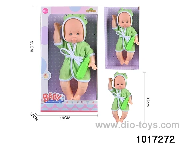 14 inch doll set in window box