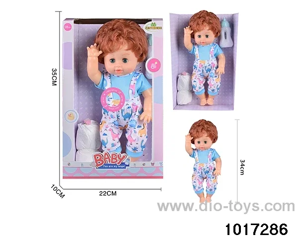 15 inch doll set with ic in window box