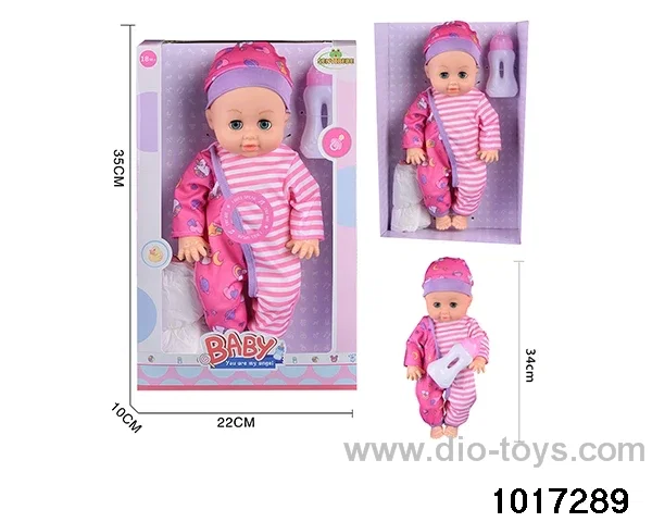 15 inch doll set with ic in window box