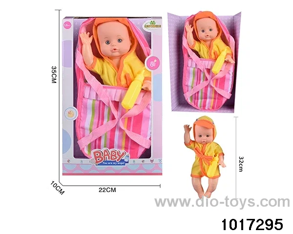 14 inch doll set in window box