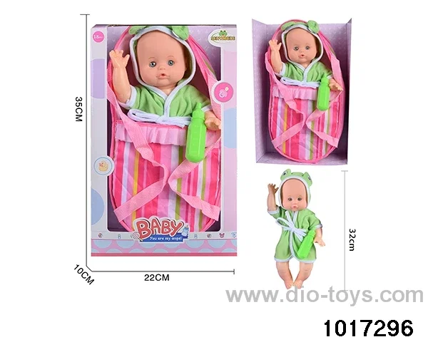 14 inch doll set in window box