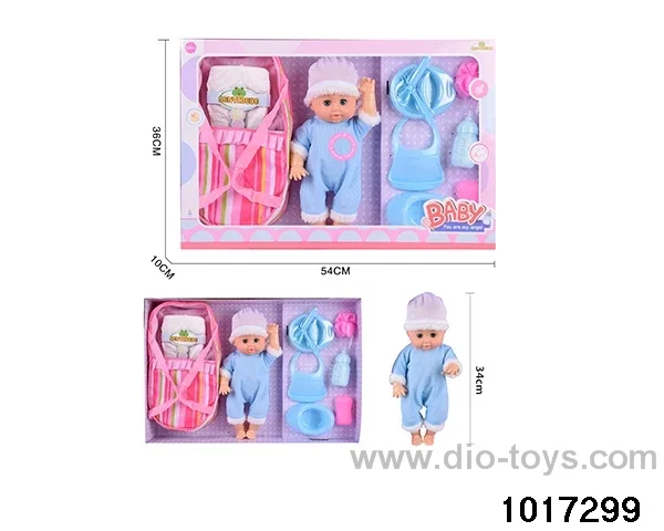 15 inch doll set with ic in window box
