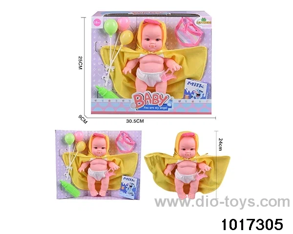10 inch doll set in window box