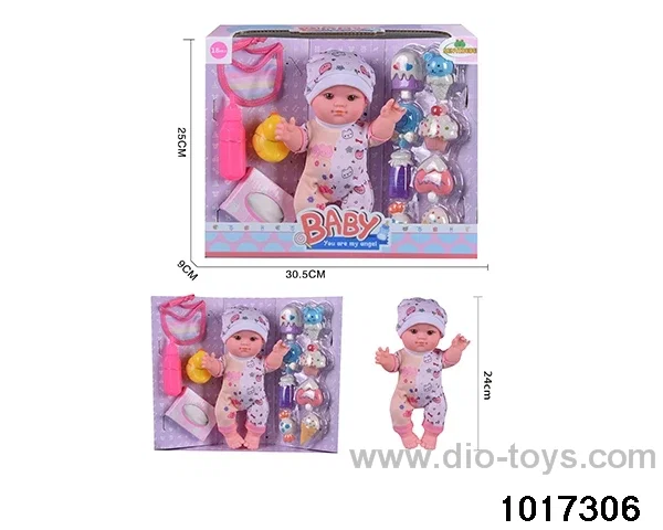 10 inch doll set in window box