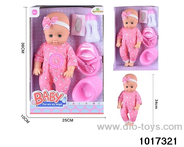 15 inch doll set with ic in window box