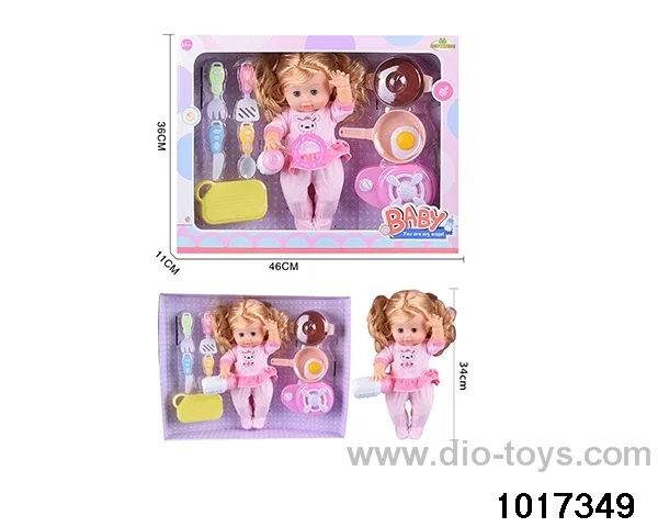 15 inch doll set with ic in window box