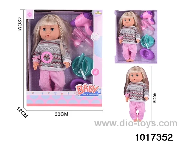 18 inch doll set with ic in window box