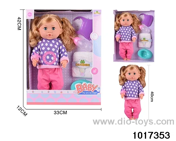 18 inch doll set with ic in window box
