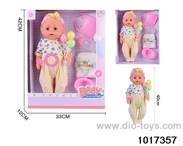 18 inch doll set with ic in window box