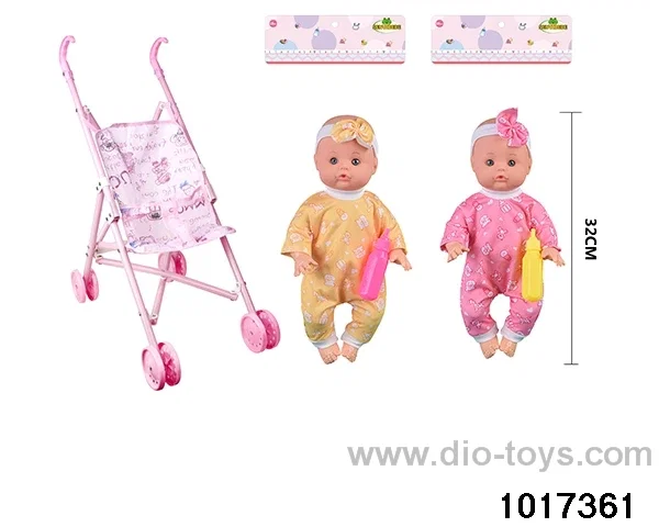 14 inch doll set （3 models mixed） in PP bag with header
