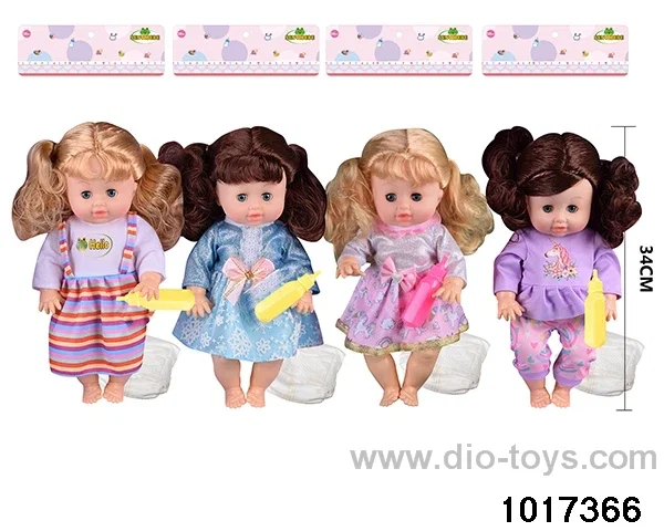 15 inch doll set with ic （4 models mixed） in PP bag with header