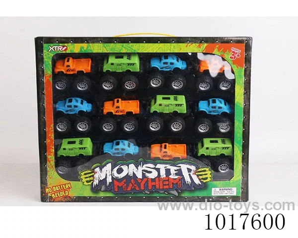 12pcs free wheel car in Window box