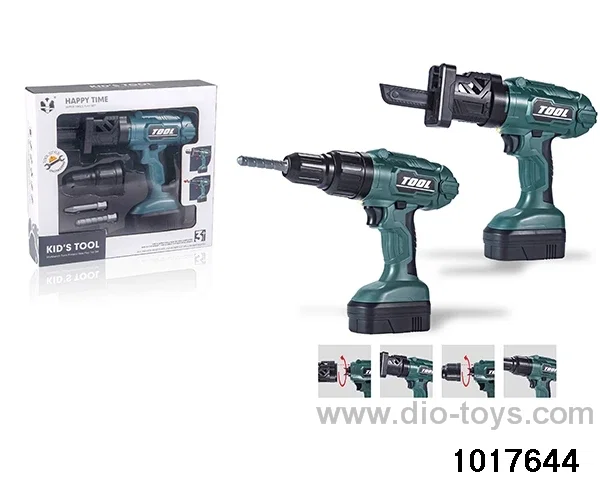 Double-headed electric drill (electric light does not cover electricity) in window box