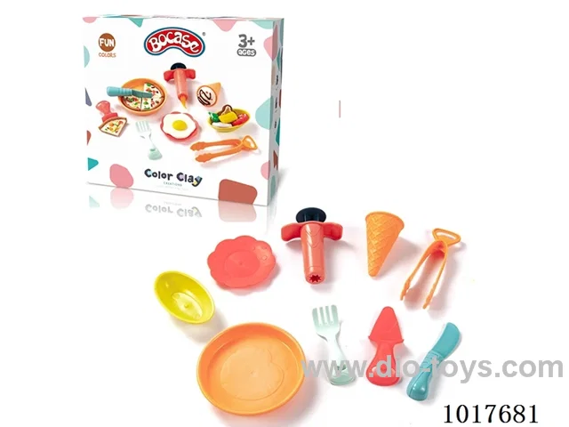 Color clay set (4 cans of 2 ounces) in color box