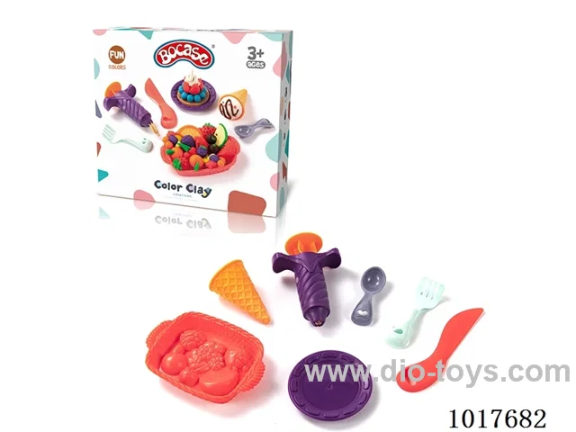 Color clay set (4 cans of 2 ounces) in color box