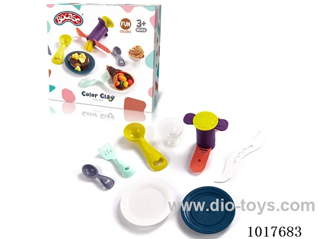 Color clay set (4 cans of 2 ounces) in color box