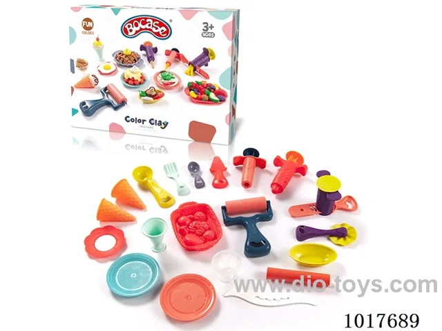 Color clay set (8 cans of 2 ounces) in color box