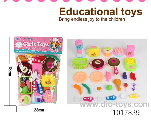 kitchen set in pp bag with  header