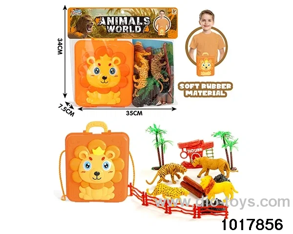 Forest animal scene set in PP bag with header