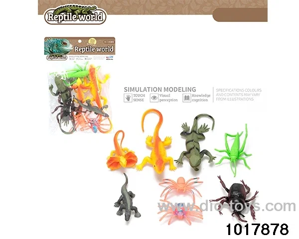8pcs Animal Set in PP bag with header