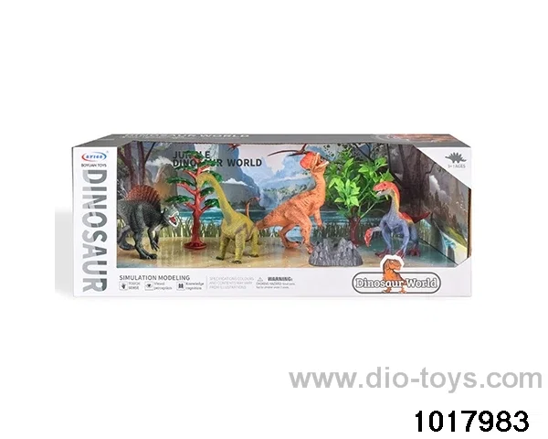 Dinosaur scene set in display box