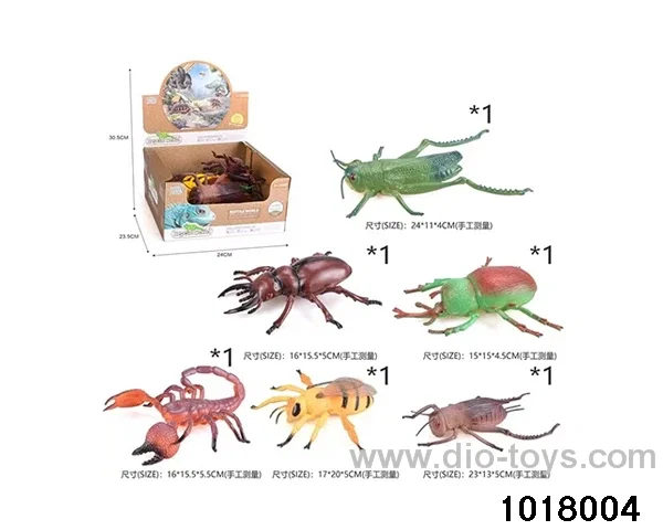 6PCS Insects in display box