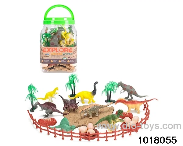 35pcs Dinosaur Set in Barrel