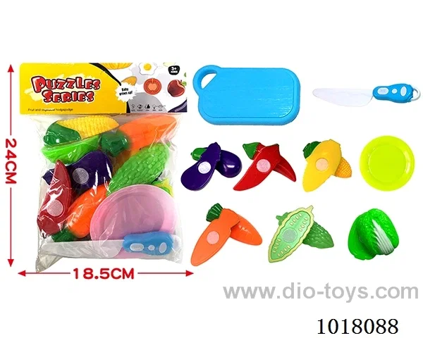 15pcs sliceable toy  in PP bag with header