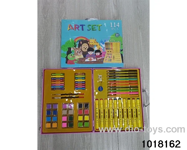 114pcs Stationery Sets in paper box