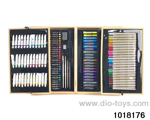 174pcs Stationery Sets in wooden box