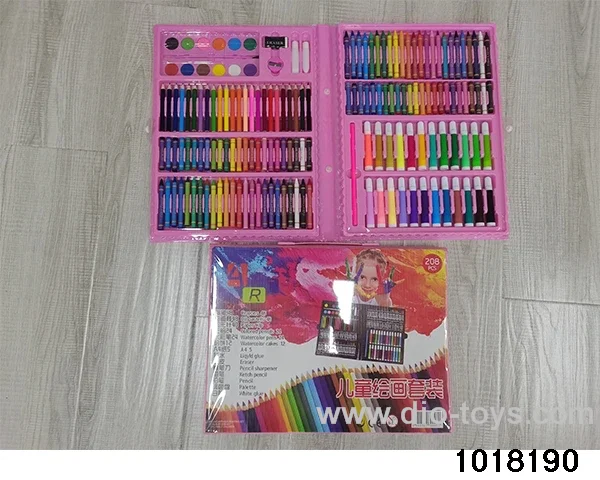 208pcs Stationery Sets in PVC bag