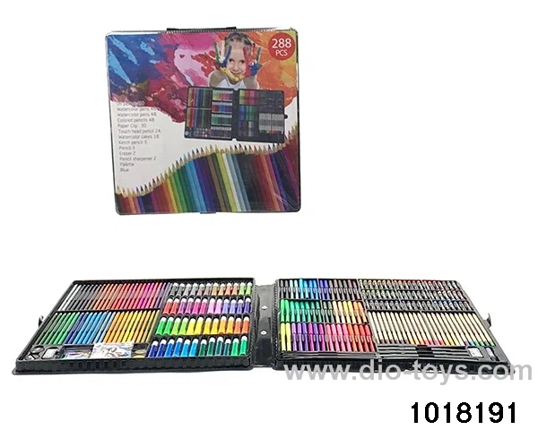 208pcs Stationery Sets in PVC bag