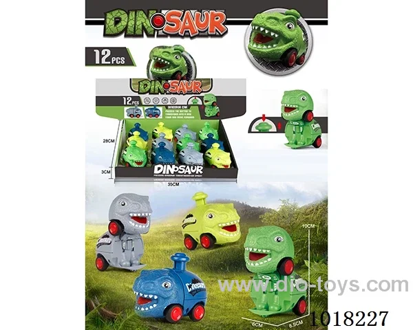 12pcs Deformation press the car 4color mixed loading  in  display box